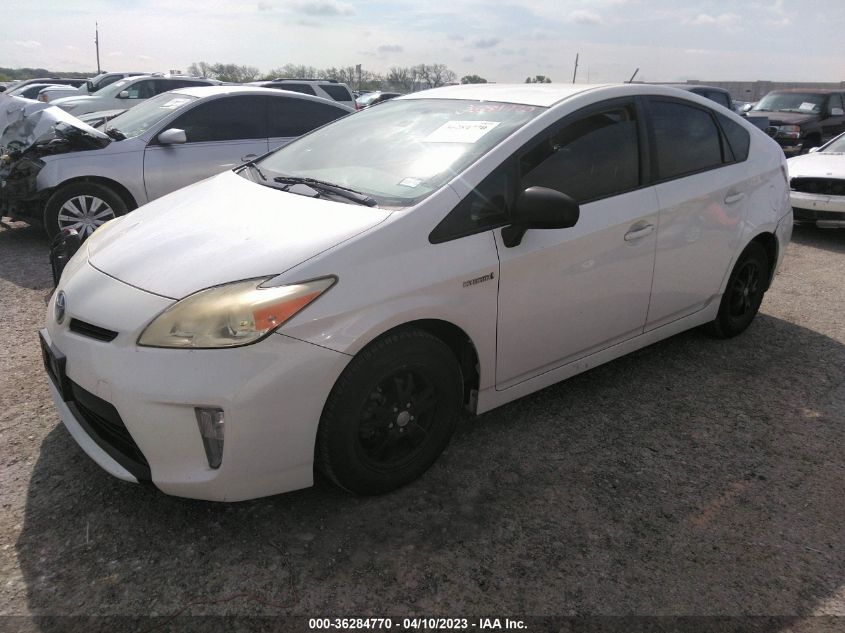 2013 TOYOTA PRIUS ONE/TWO/THREE/FOUR/FIVE - JTDKN3DU8D5632729