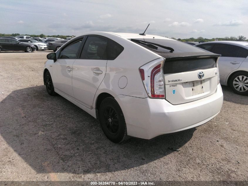 2013 TOYOTA PRIUS ONE/TWO/THREE/FOUR/FIVE - JTDKN3DU8D5632729