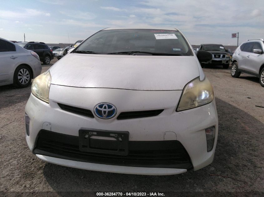 2013 TOYOTA PRIUS ONE/TWO/THREE/FOUR/FIVE - JTDKN3DU8D5632729