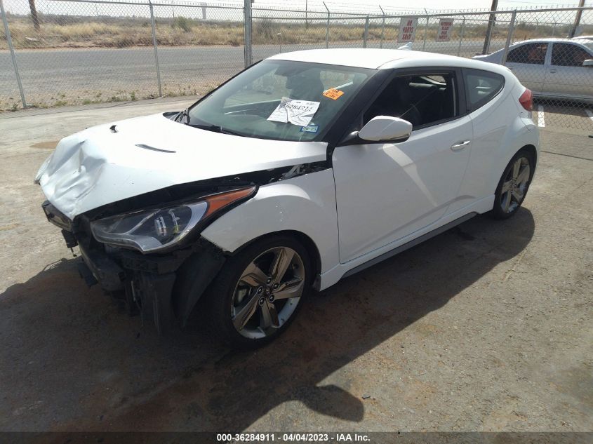 2015 HYUNDAI VELOSTER TURBO - KMHTC6AE7FU240080