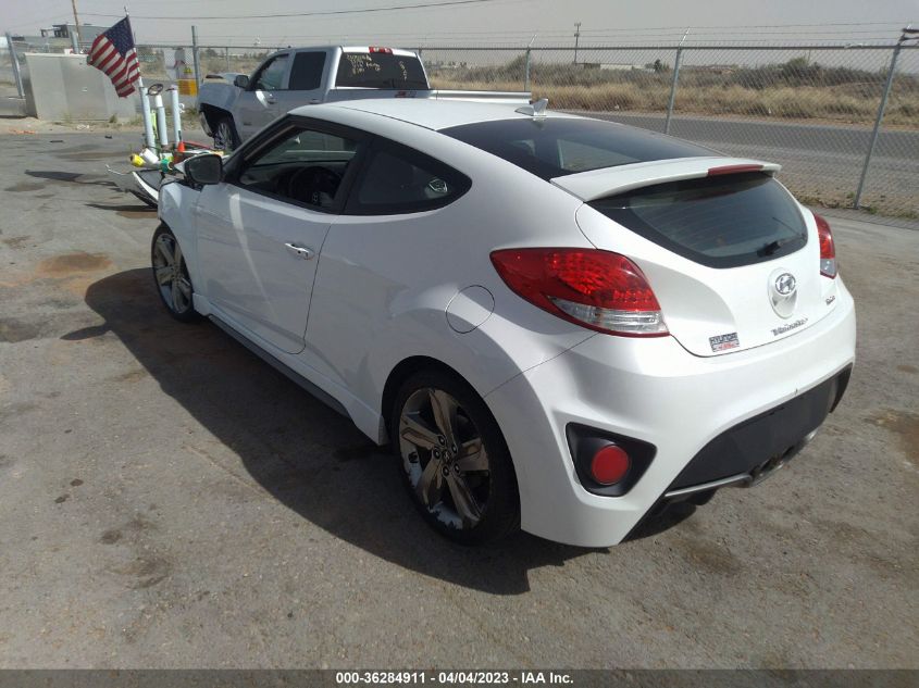 2015 HYUNDAI VELOSTER TURBO - KMHTC6AE7FU240080
