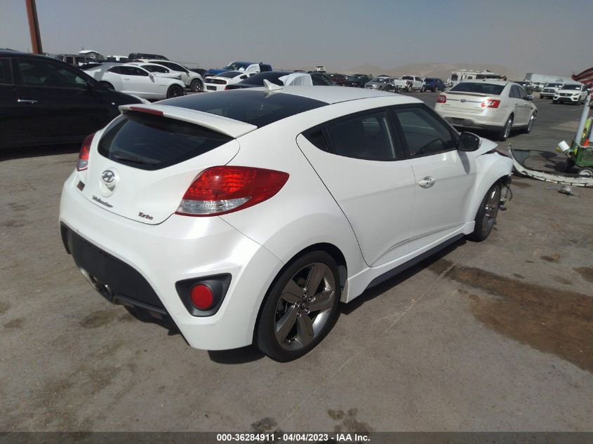 2015 HYUNDAI VELOSTER TURBO - KMHTC6AE7FU240080