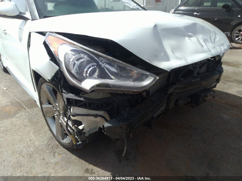 2015 HYUNDAI VELOSTER TURBO - KMHTC6AE7FU240080