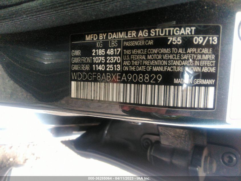 2014 MERCEDES-BENZ C-CLASS C 300 - WDDGF8ABXEA908829