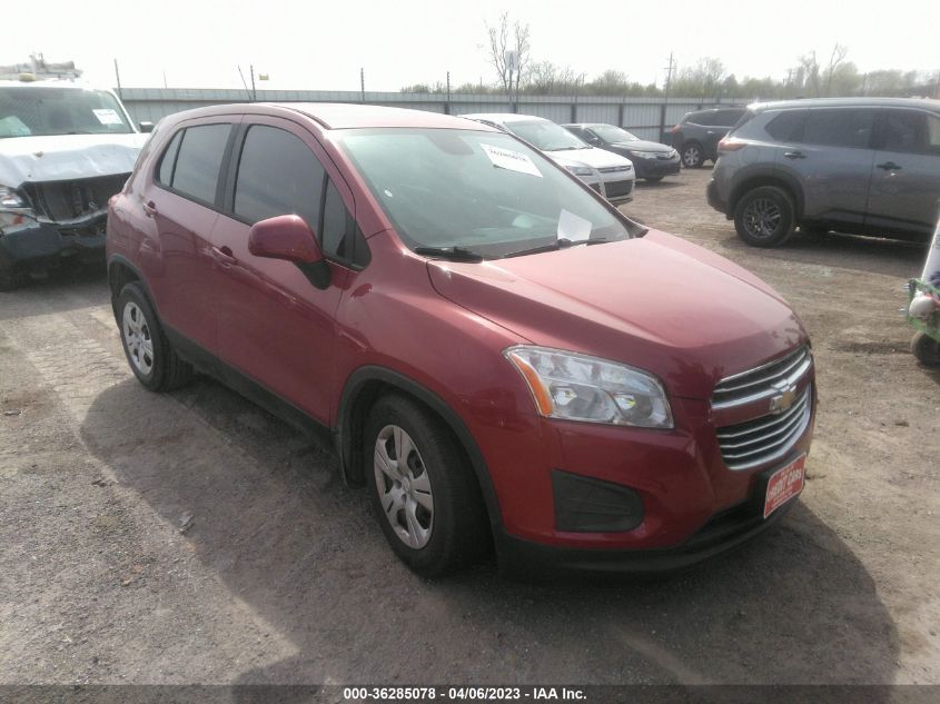 2015 CHEVROLET TRAX LS - KL7CJKSB6FB191115