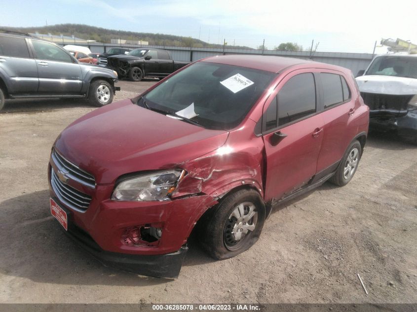 2015 CHEVROLET TRAX LS - KL7CJKSB6FB191115