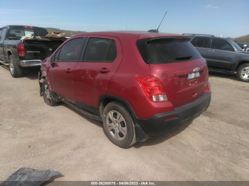 2015 CHEVROLET TRAX LS - KL7CJKSB6FB191115