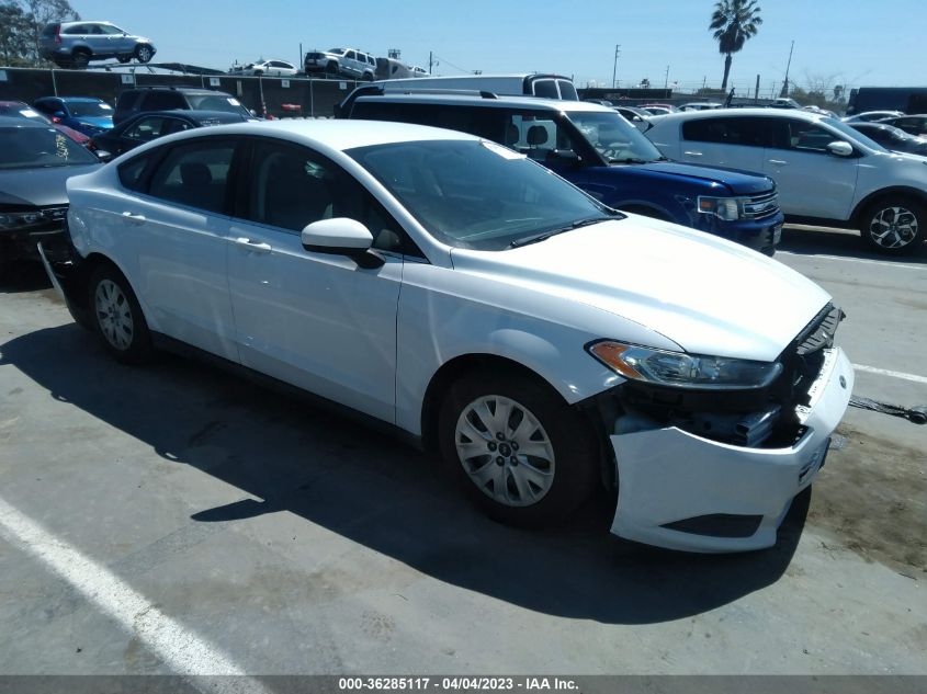 2013 FORD FUSION S - 3FA6P0G73DR362134