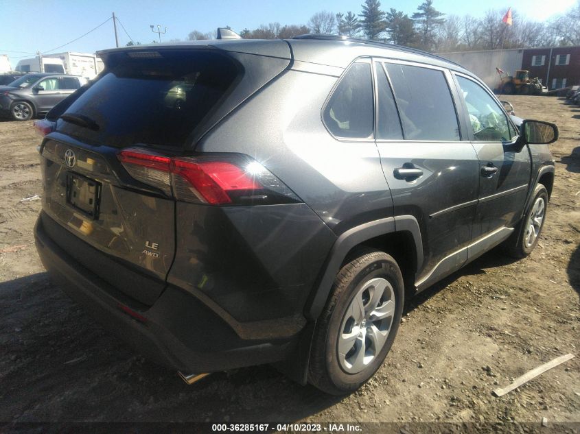 2021 TOYOTA RAV4 LE - 2T3F1RFV9MC163151