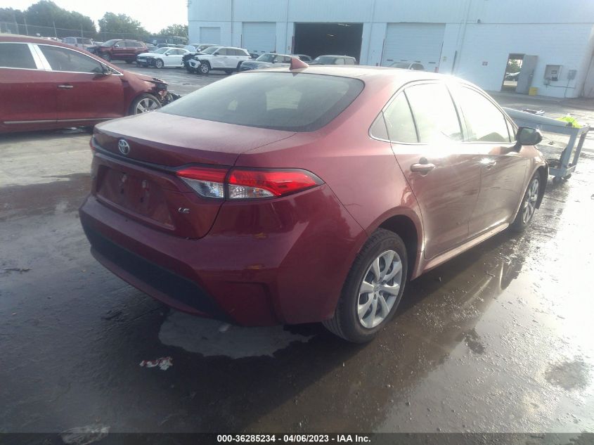 2022 TOYOTA COROLLA LE - JTDEPMAE4NJ216745