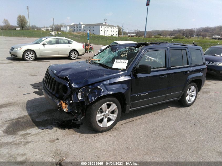 2013 JEEP PATRIOT LATITUDE - 1C4NJPFA4DD250822