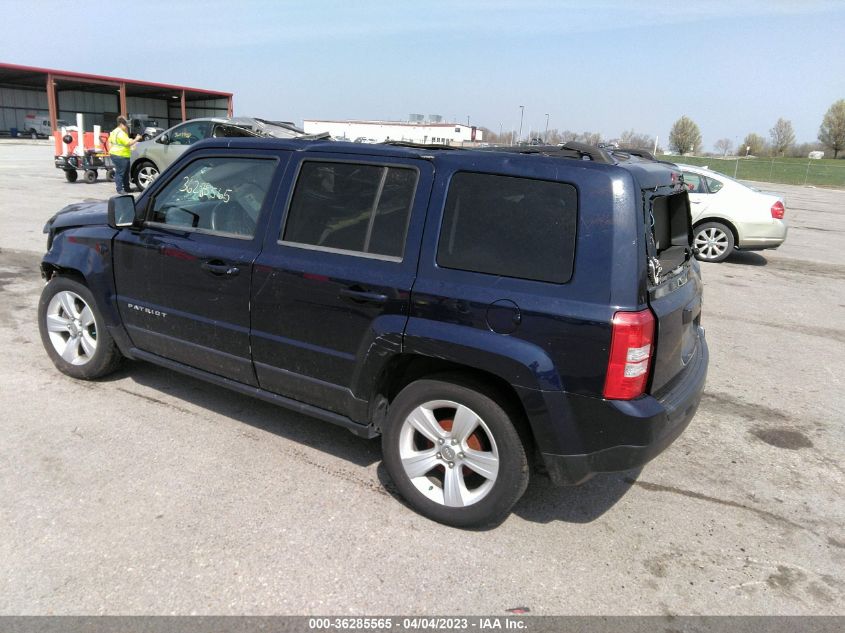 2013 JEEP PATRIOT LATITUDE - 1C4NJPFA4DD250822