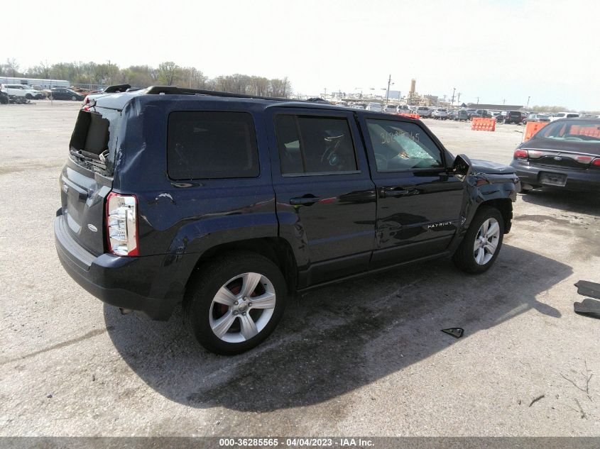 2013 JEEP PATRIOT LATITUDE - 1C4NJPFA4DD250822