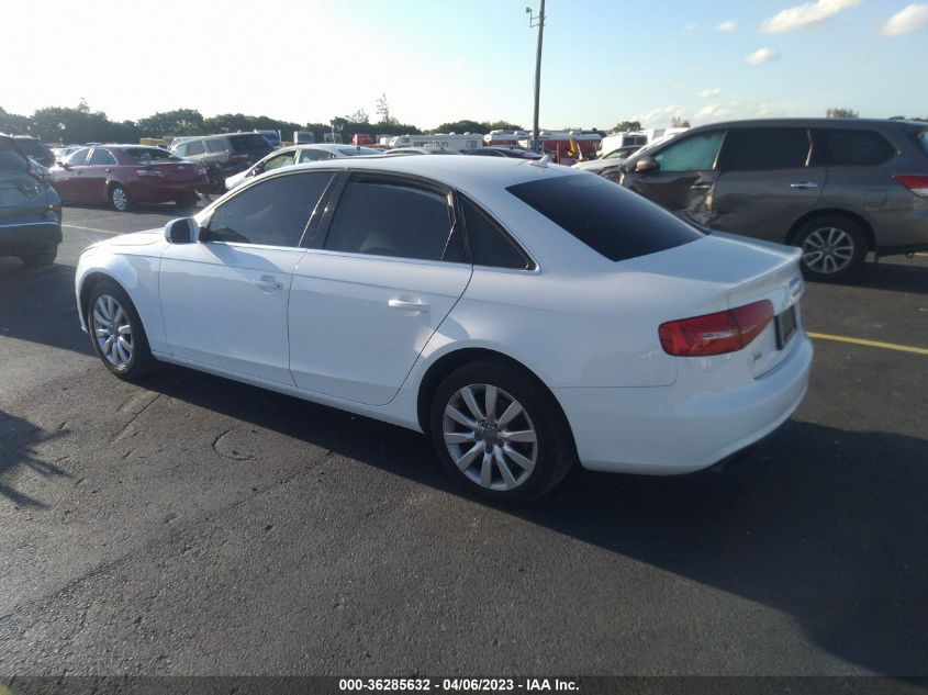 2013 AUDI A4 PREMIUM - WAUAFAFL1DN037493