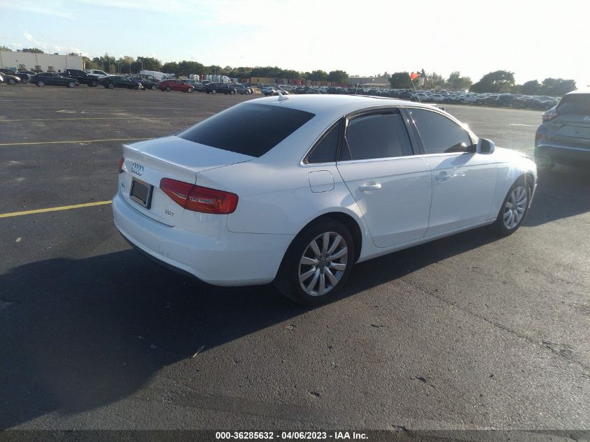 2013 AUDI A4 PREMIUM - WAUAFAFL1DN037493
