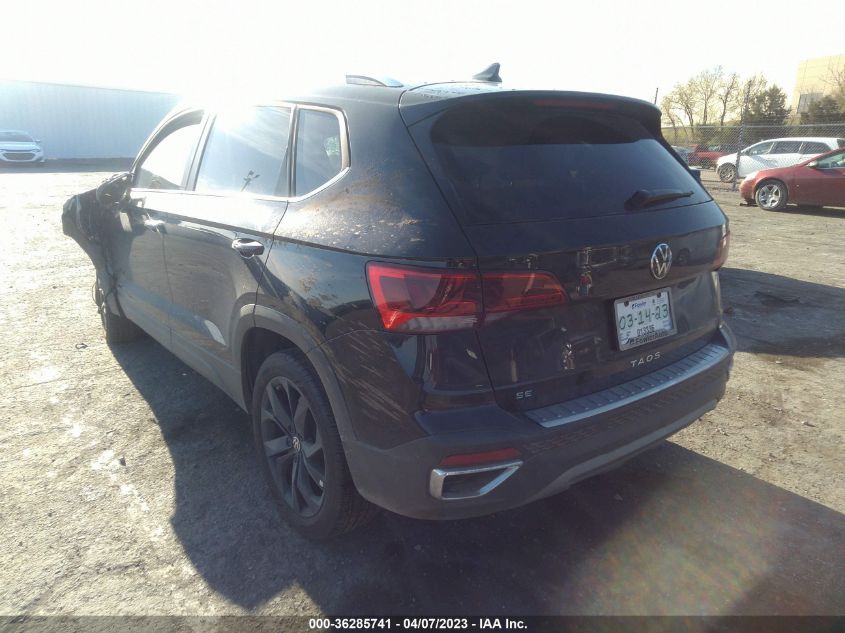 2022 VOLKSWAGEN TAOS SE - 3VVRX7B23NM089286