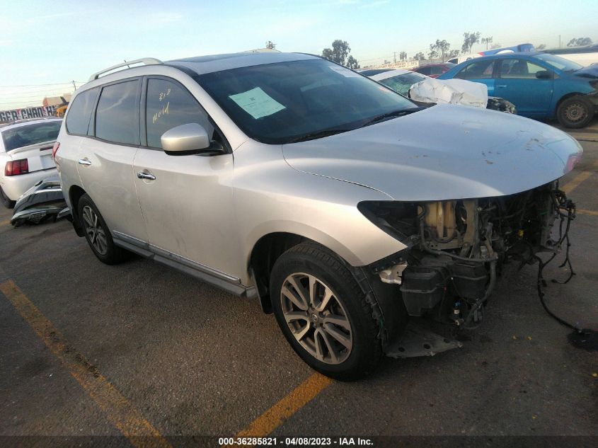 2013 NISSAN PATHFINDER SL - 5N1AR2MN2DC668961