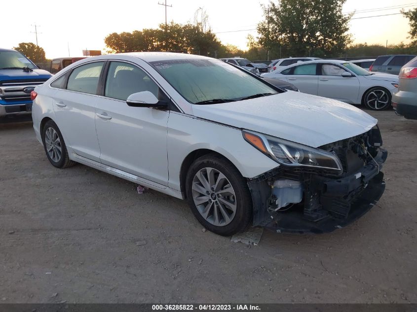 2016 HYUNDAI SONATA 2.4L SPORT - 5NPE34AFXGH262483