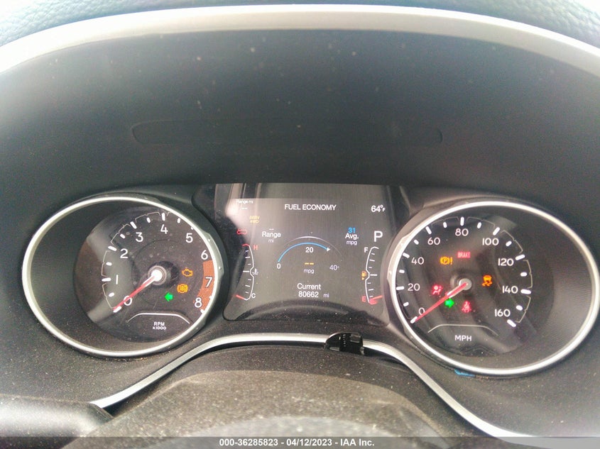 VIN 3C4NJDCB1JT192234 2018 JEEP COMPASS LIMITED