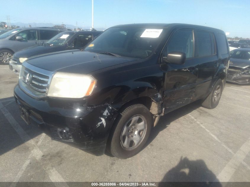 2015 HONDA PILOT LX - 5FNYF3H29FB003935
