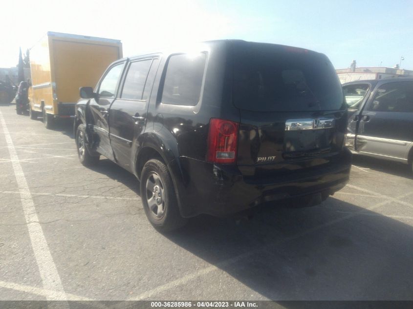 2015 HONDA PILOT LX - 5FNYF3H29FB003935