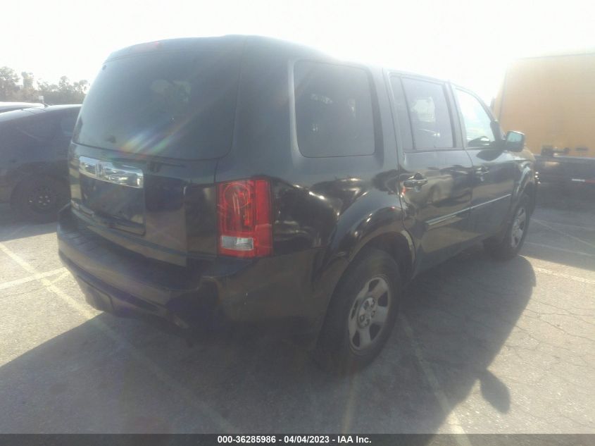 2015 HONDA PILOT LX - 5FNYF3H29FB003935