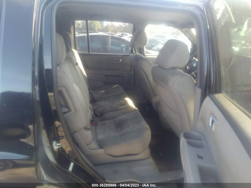 2015 HONDA PILOT LX - 5FNYF3H29FB003935