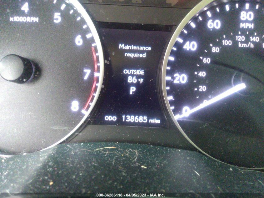 2013 LEXUS ES 350 4DR SDN - JTHBK1GGXD2062199