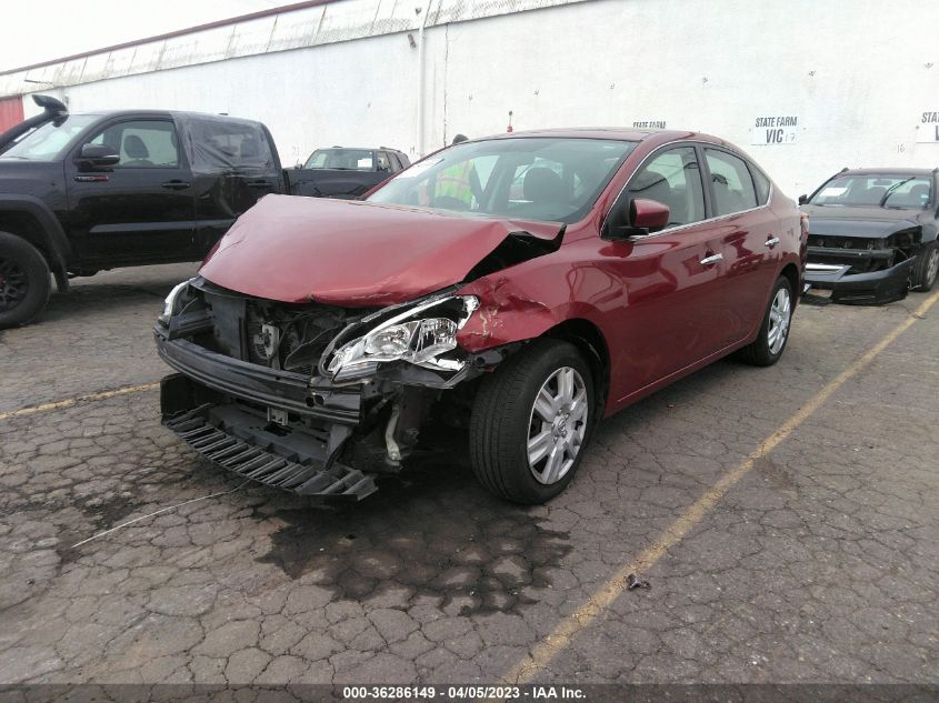 2015 NISSAN SENTRA SR/SL/S/SV/FE+ S - 3N1AB7APXFL635731