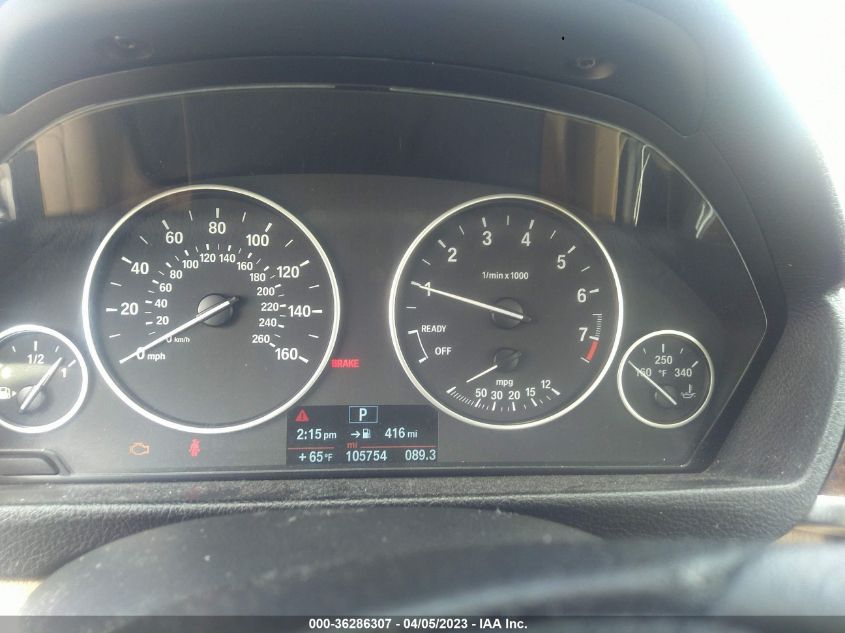 2014 BMW 320I XDRIVE WBA3C3G59ENS67717