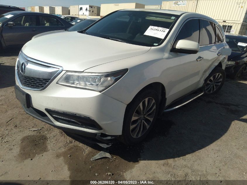 2015 ACURA MDX TECH PKG - 5FRYD3H42FB002373