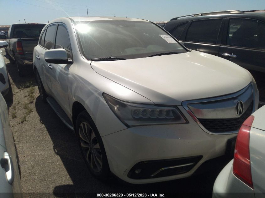 2015 ACURA MDX TECH PKG - 5FRYD3H42FB002373