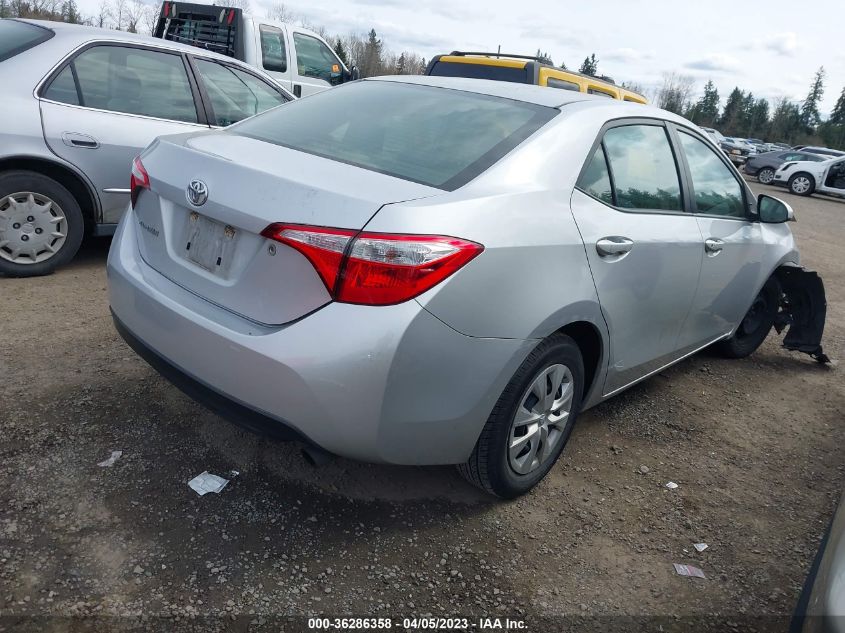 2014 TOYOTA COROLLA L/LE/S/S PLUS/LE PLUS - 5YFBURHE3EP115965