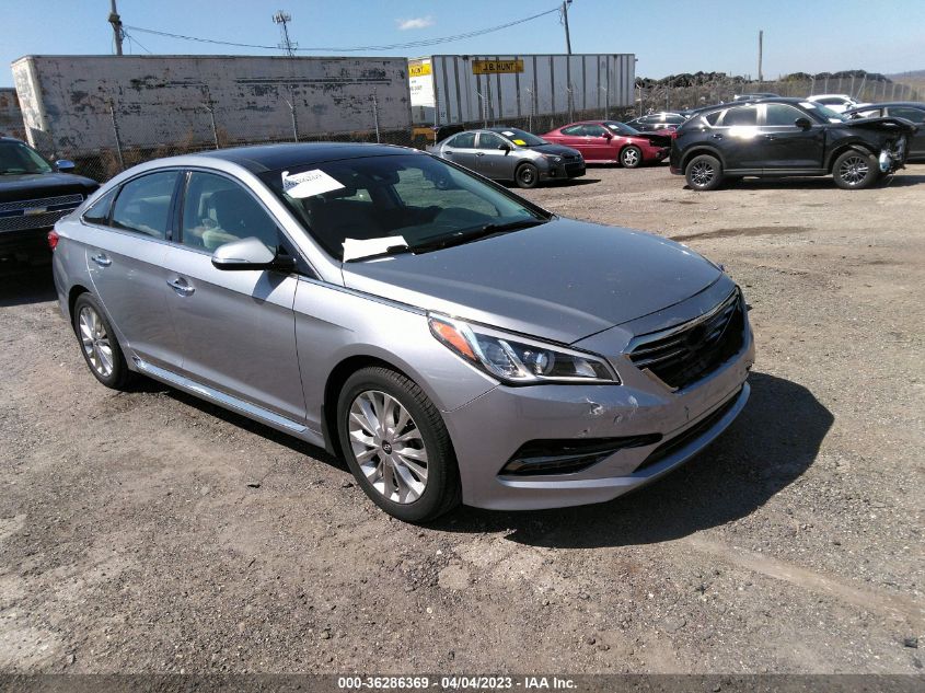 2015 HYUNDAI SONATA 2.4L LIMITED - 5NPE34AFXFH190098