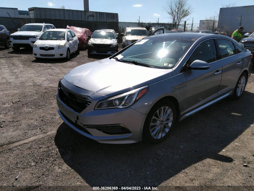 2015 HYUNDAI SONATA 2.4L LIMITED - 5NPE34AFXFH190098