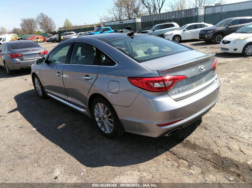 2015 HYUNDAI SONATA 2.4L LIMITED - 5NPE34AFXFH190098