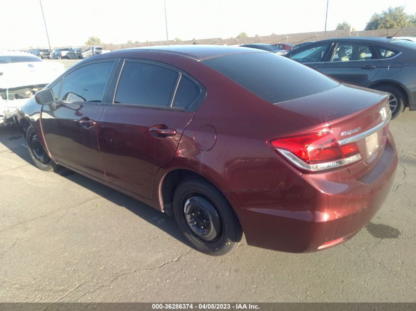 2014 HONDA CIVIC SEDAN LX - 19XFB2F56EE268908