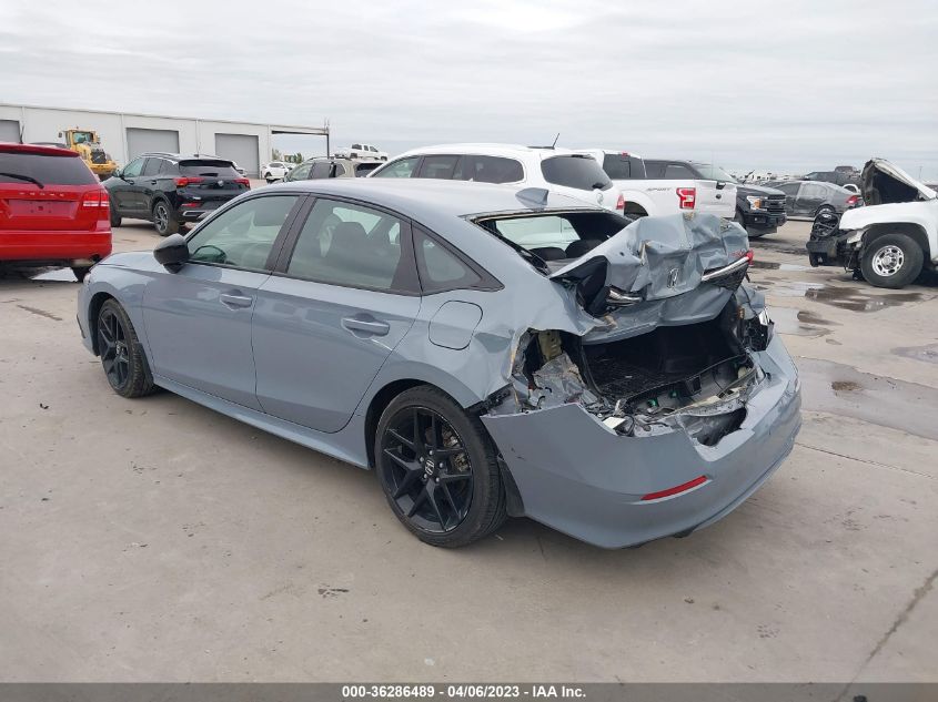 2022 HONDA CIVIC SI 2HGFE1E52NH472369