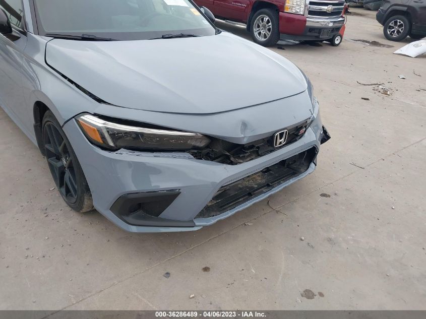 2022 HONDA CIVIC SI 2HGFE1E52NH472369