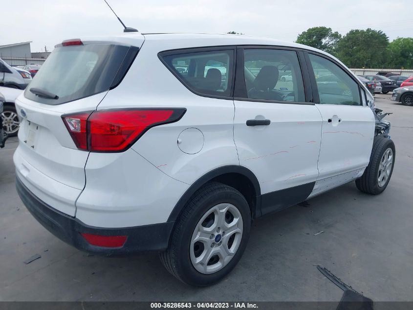 2019 FORD ESCAPE S - 1FMCU0F79KUC02462