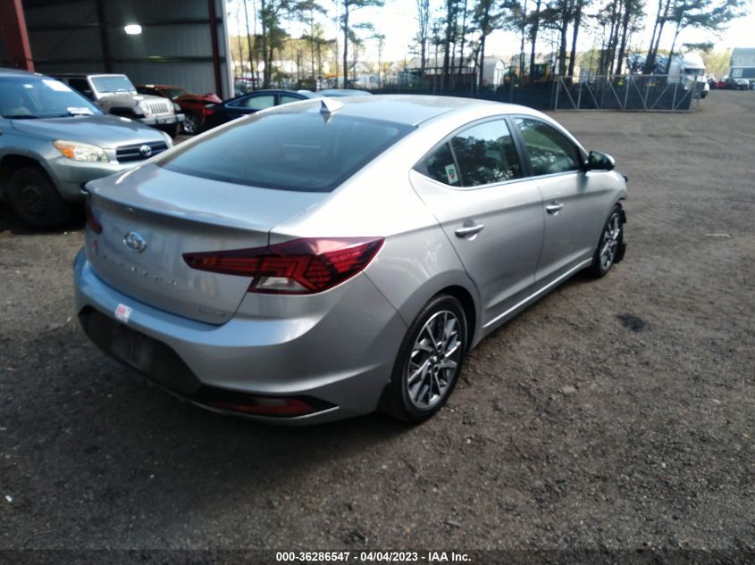 2020 HYUNDAI ELANTRA LIMITED - 5NPD84LF6LH558556