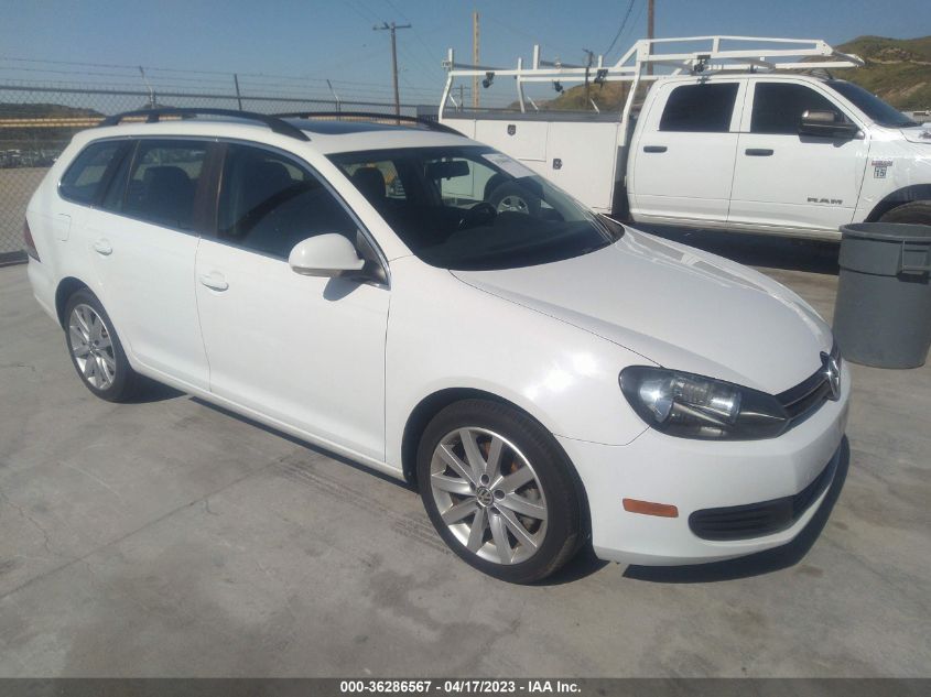 2014 VOLKSWAGEN JETTA SPORTWAGEN TDI W/SUNROOF & NAV - 3VWPL7AJ0EM610486