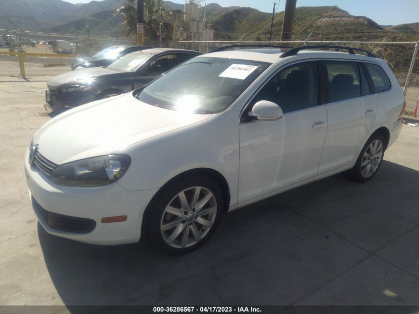 2014 VOLKSWAGEN JETTA SPORTWAGEN TDI W/SUNROOF & NAV - 3VWPL7AJ0EM610486