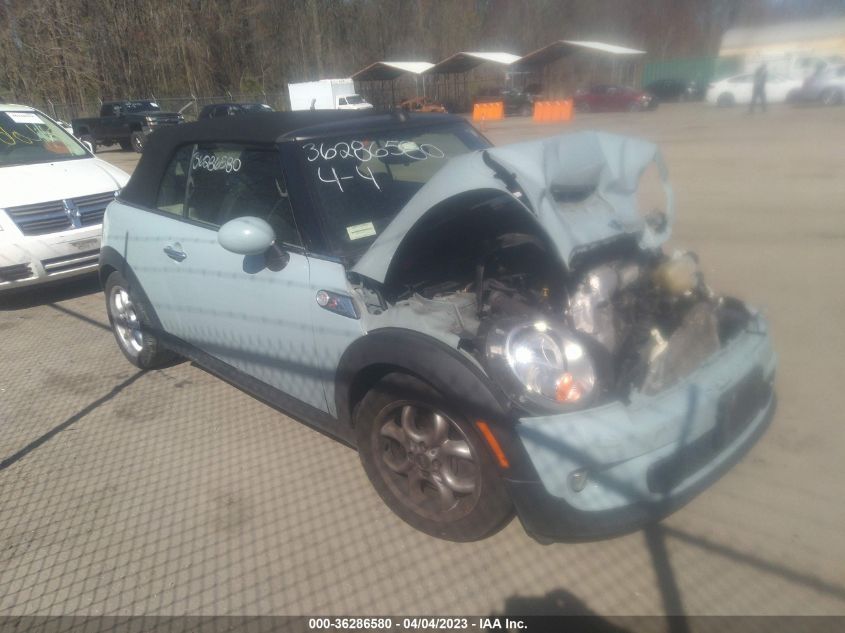 2013 MINI COOPER CONVERTIBLE S - WMWZP3C52DT550670