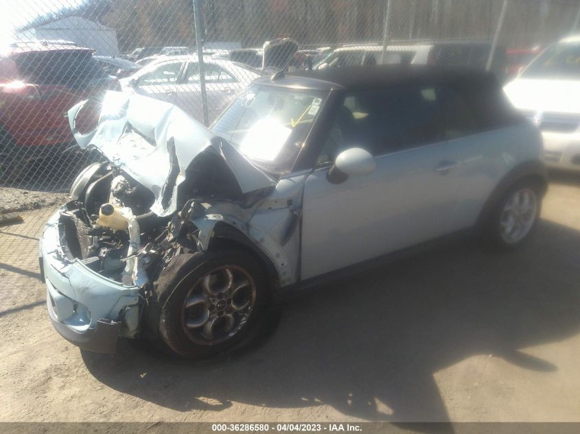 2013 MINI COOPER CONVERTIBLE S WMWZP3C52DT550670