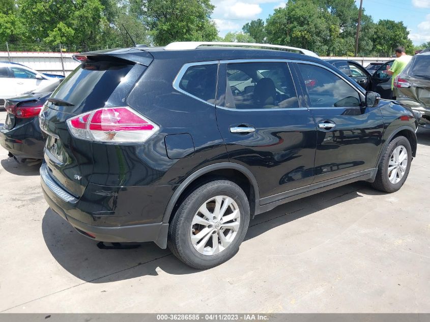 2016 NISSAN ROGUE SV - KNMAT2MT4GP616510