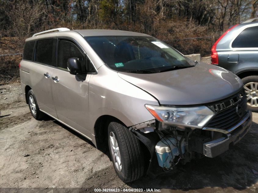 2013 NISSAN QUEST SV - JN8AE2KP6D9070345