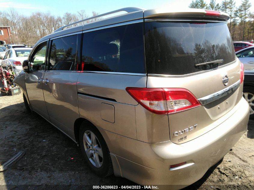 2013 NISSAN QUEST SV - JN8AE2KP6D9070345