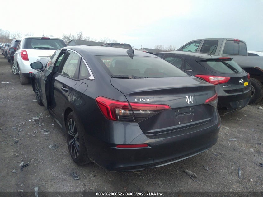 VIN JHMFE1F72NX009558 2022 HONDA CIVIC SEDAN EX