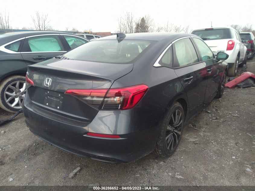 VIN JHMFE1F72NX009558 2022 HONDA CIVIC SEDAN EX